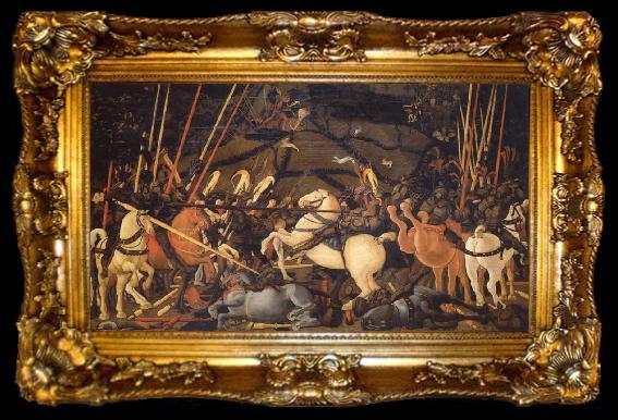 framed  UCCELLO, Paolo The Battle of San Romano, ta009-2